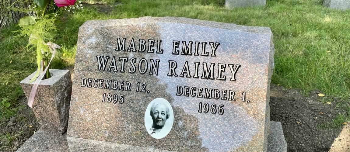 Raimey Headstone Dedication